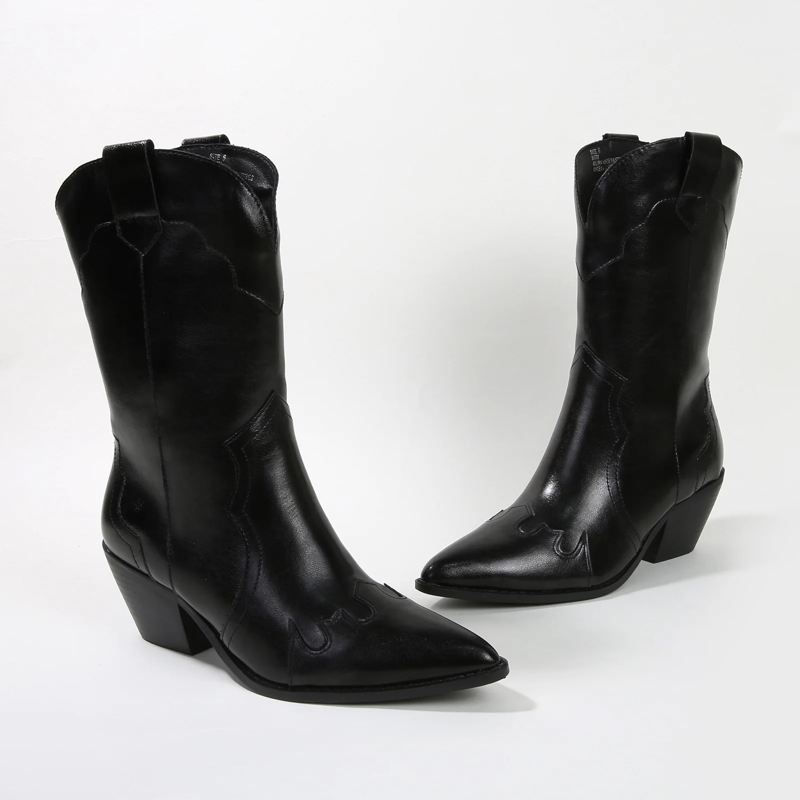 Kitty Metallic Cowboy Ankle Boots - Image 21