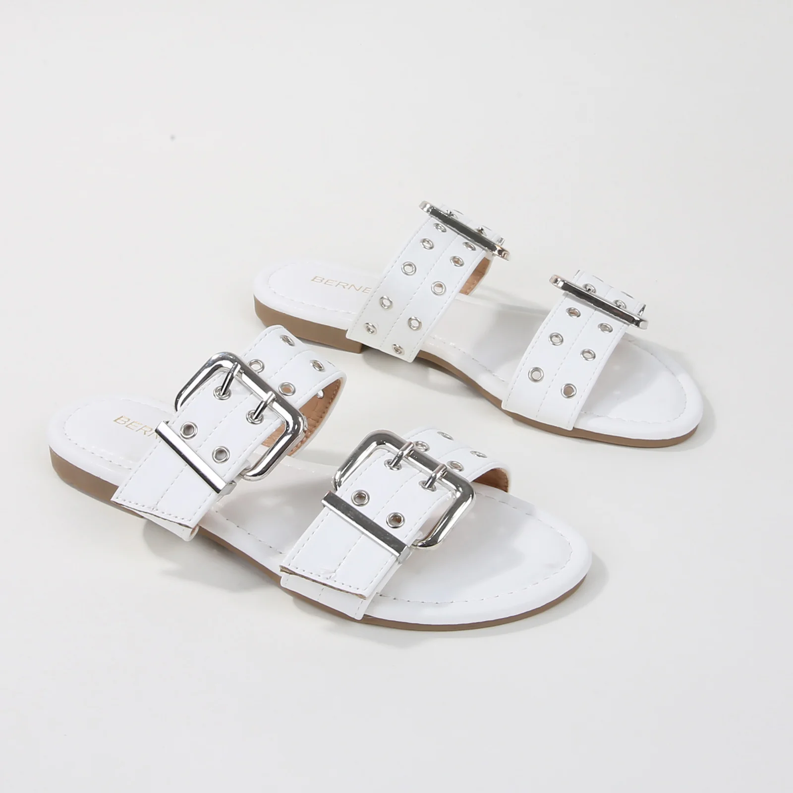 Kyle Double Buckle Slide Sandals - Image 18