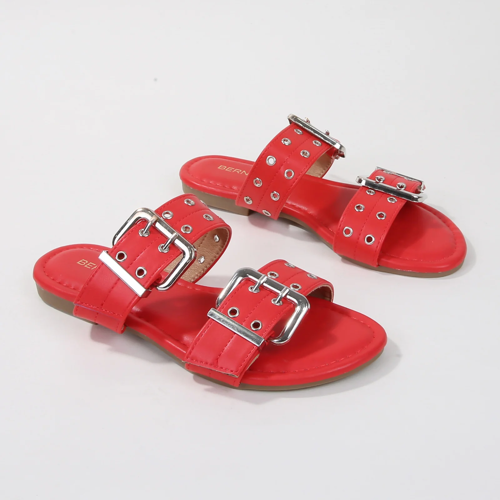 Kyle Double Buckle Slide Sandals - Image 3