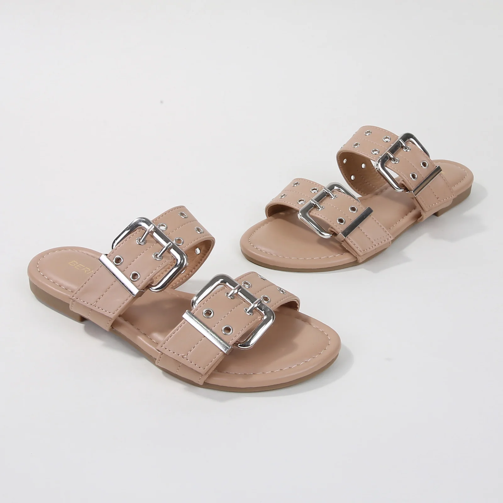 Kyle Double Buckle Slide Sandals - Image 7