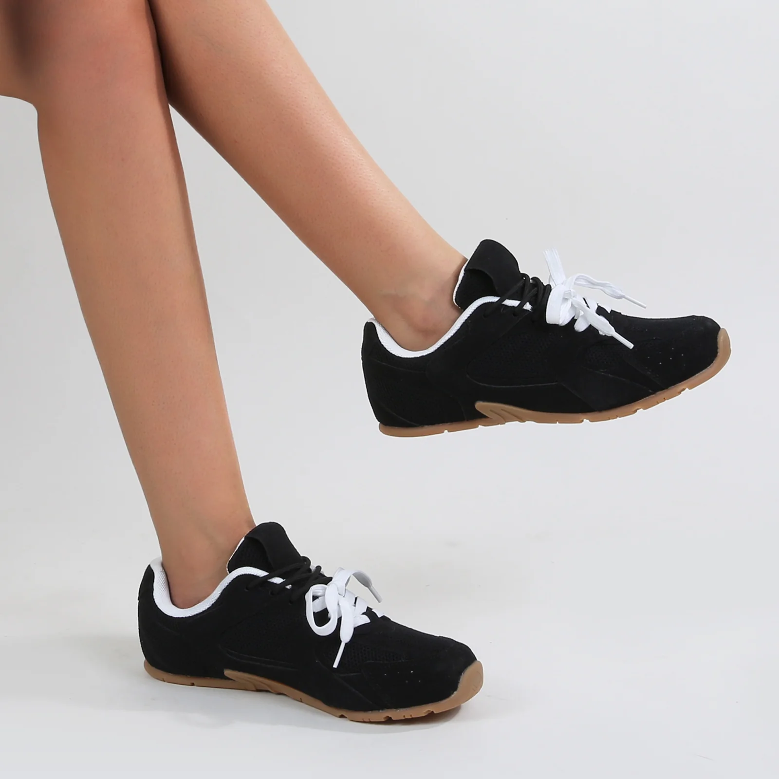 Lula Two-Tone Lace Retro Mesh Sneakers - Image 14