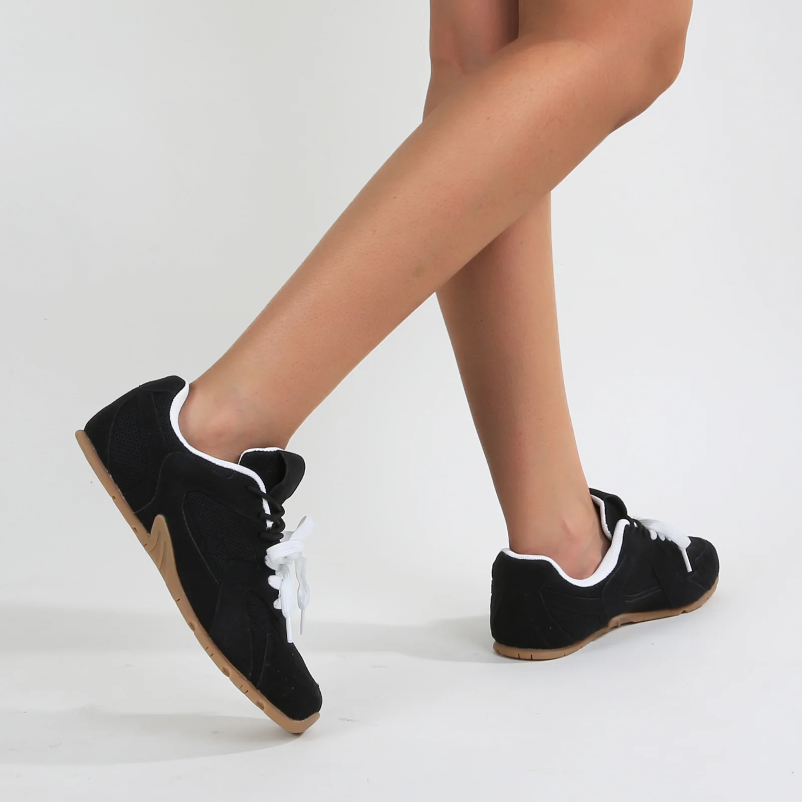 Lula Two-Tone Lace Retro Mesh Sneakers - Image 15