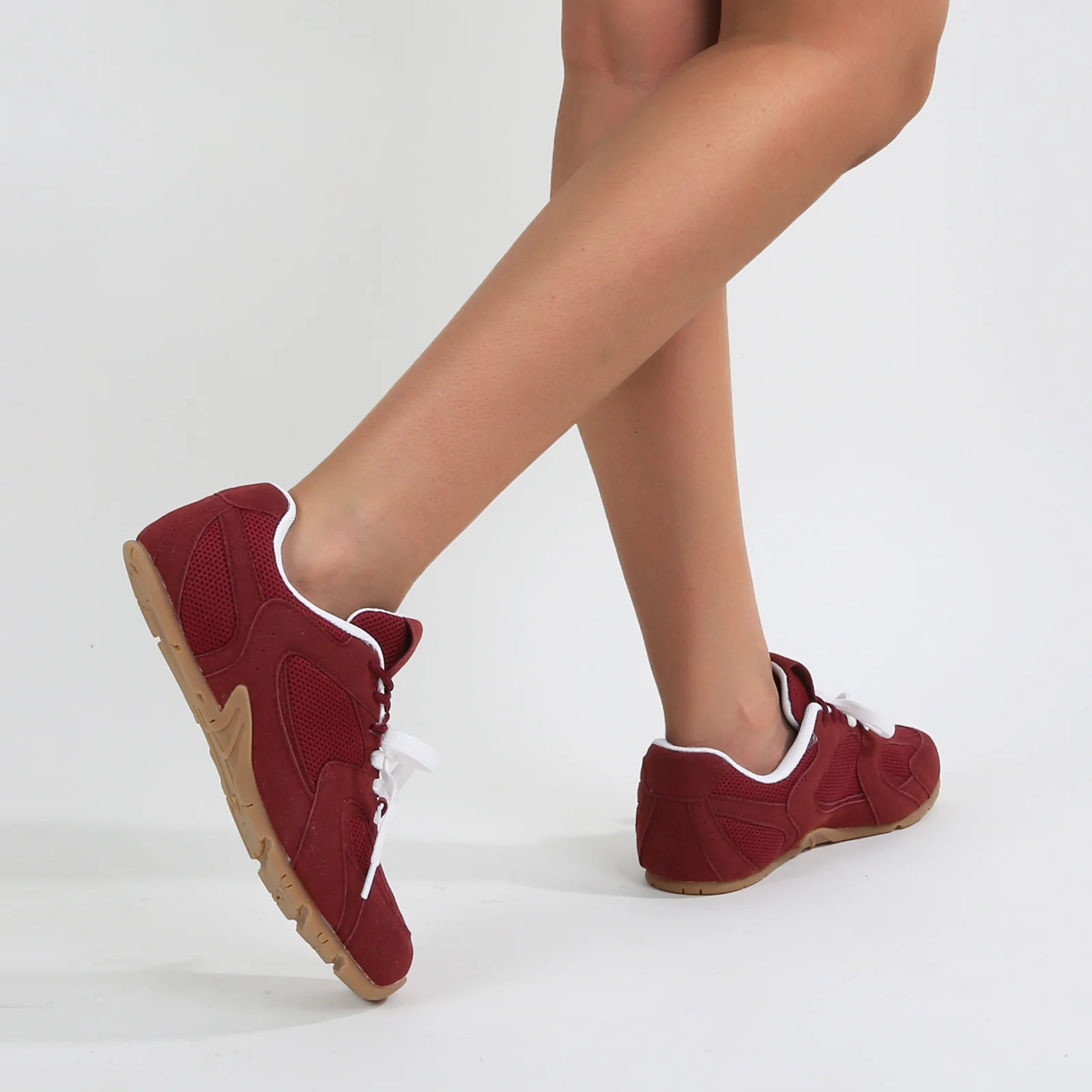 Lula Two-Tone Lace Retro Mesh Sneakers - Image 20