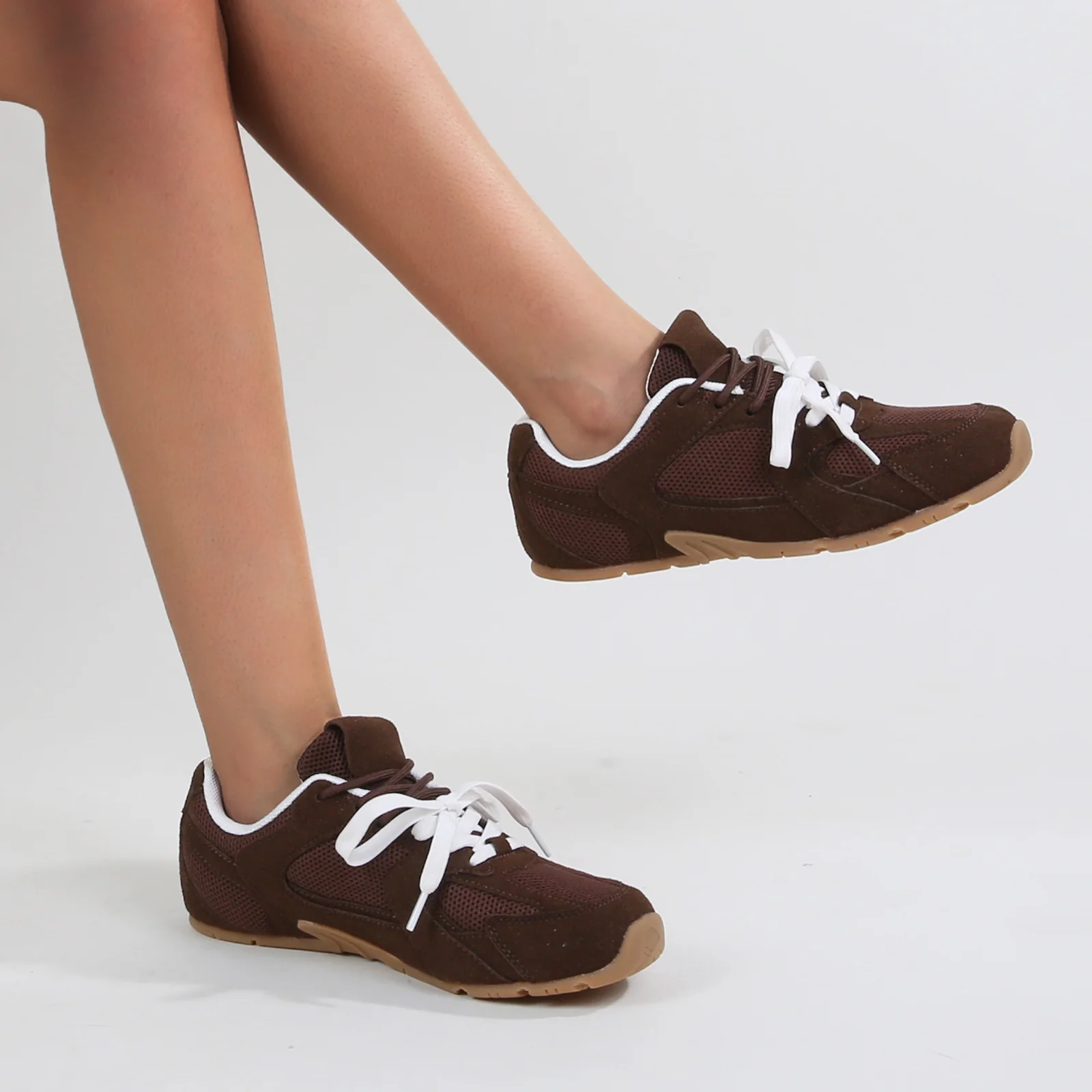 Lula Two-Tone Lace Retro Mesh Sneakers - Image 24