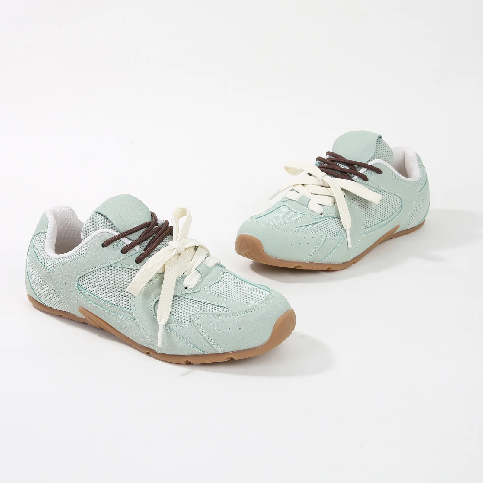 Lula Two-Tone Lace Retro Mesh Sneakers - Image 28