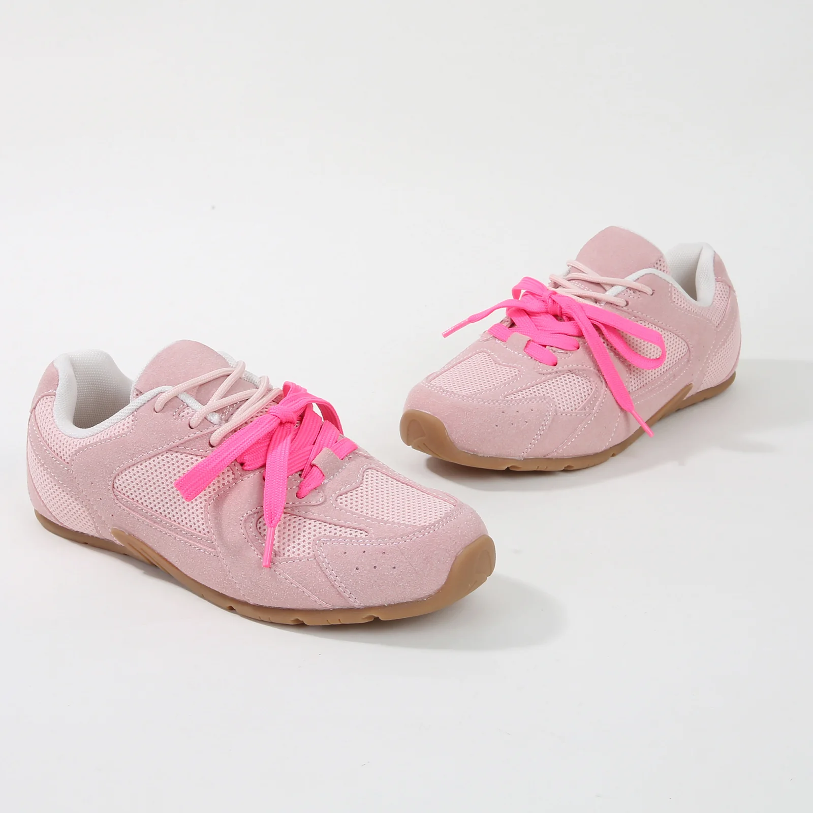 Lula Two-Tone Lace Retro Mesh Sneakers - Image 3