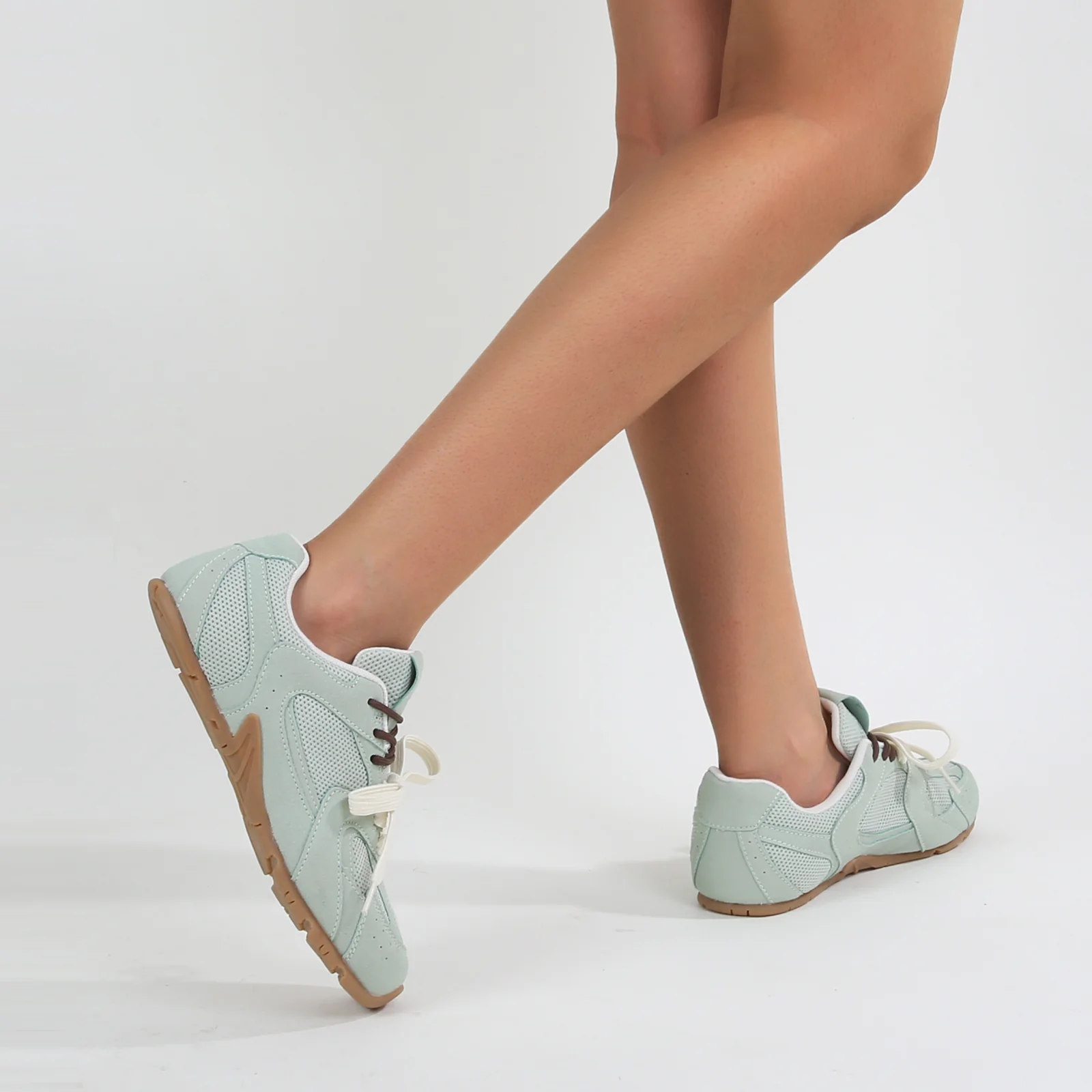 Lula Two-Tone Lace Retro Mesh Sneakers - Image 30
