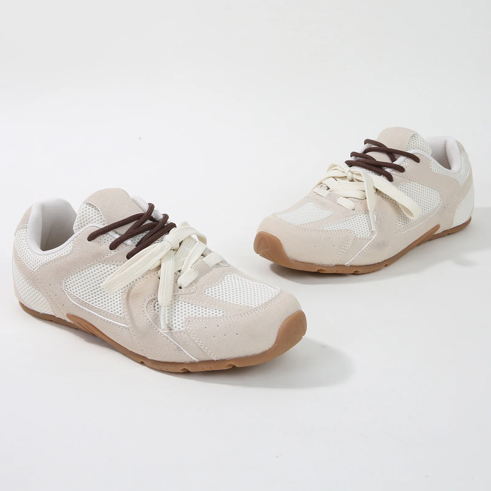 Lula Two-Tone Lace Retro Mesh Sneakers - Image 8