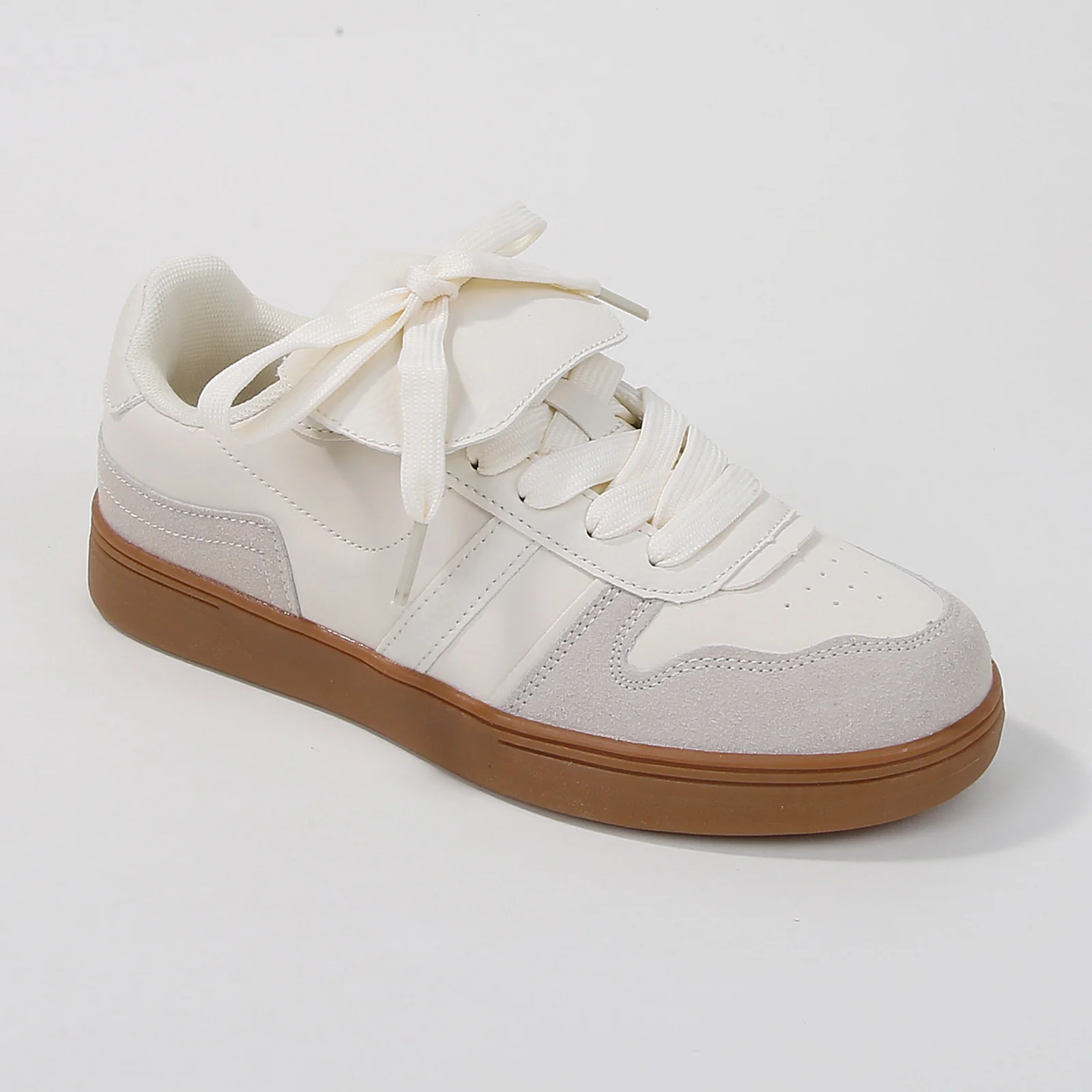 Lupita Folded Tongue Gum Sole Sneakers - Image 11