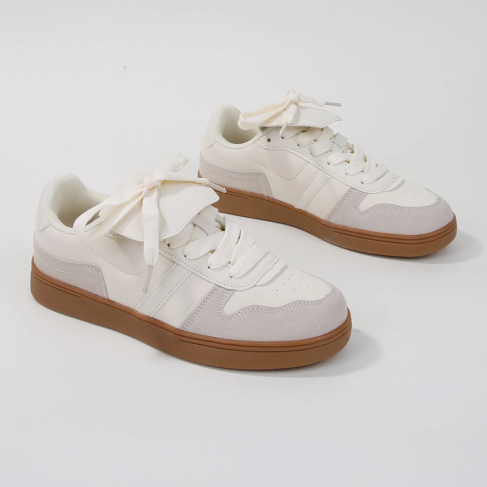 Lupita Folded Tongue Gum Sole Sneakers - Image 13