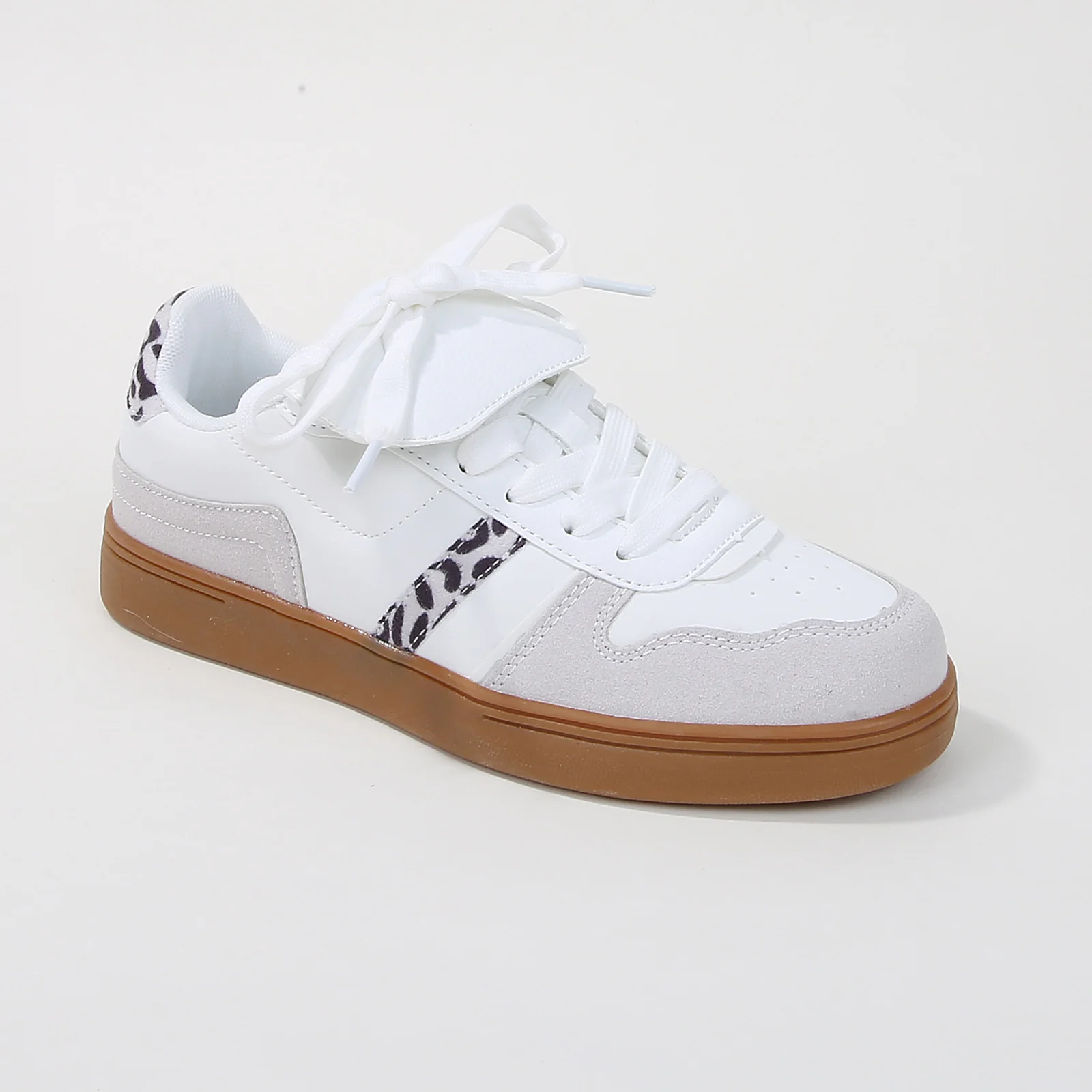 Lupita Folded Tongue Gum Sole Sneakers - Image 6