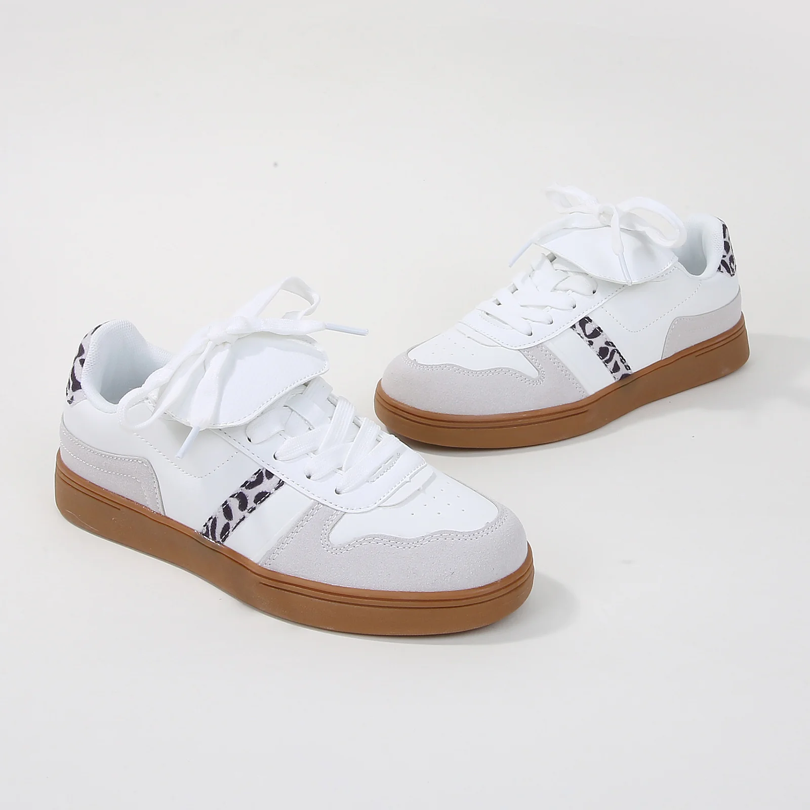Lupita Folded Tongue Gum Sole Sneakers - Image 7