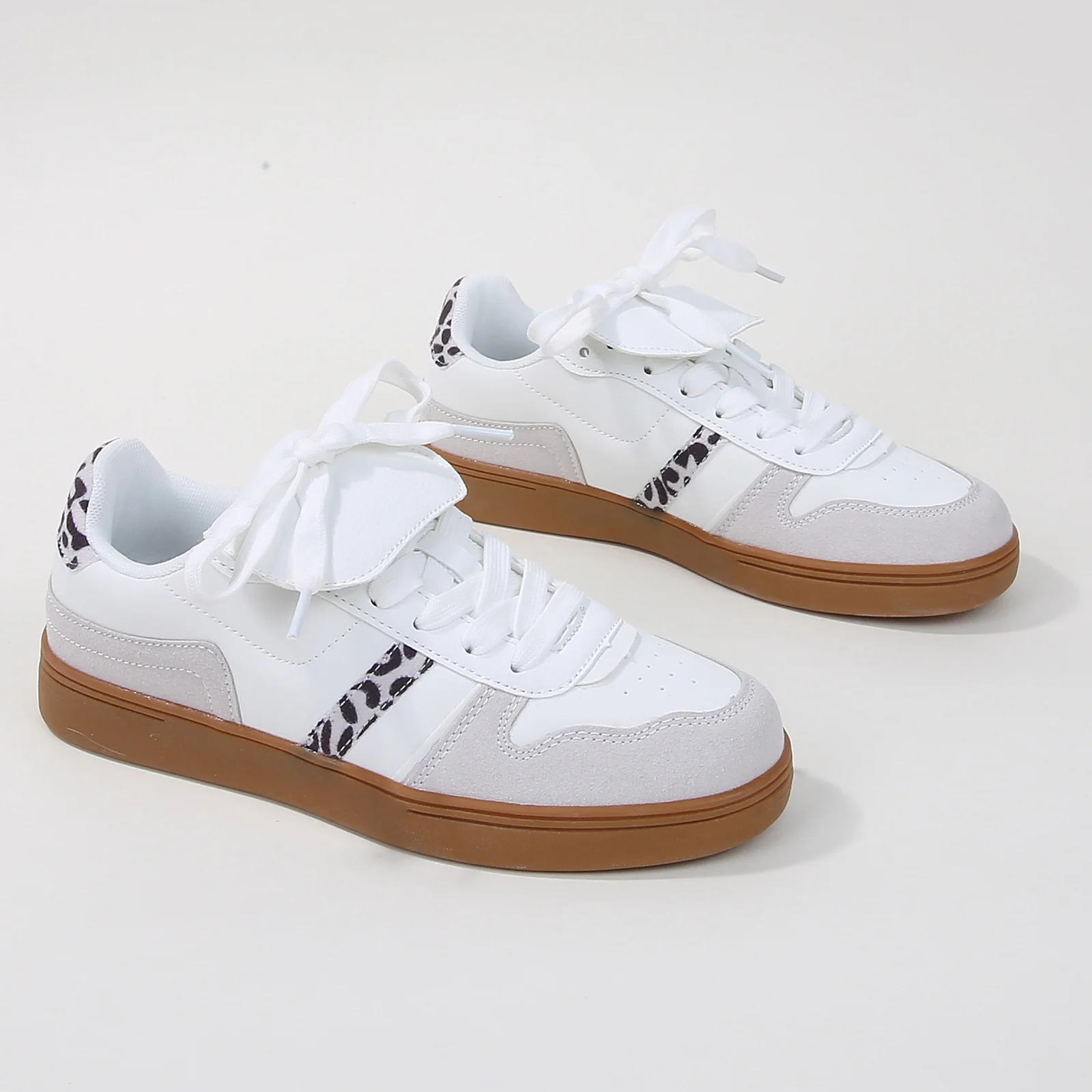 Lupita Folded Tongue Gum Sole Sneakers - Image 8