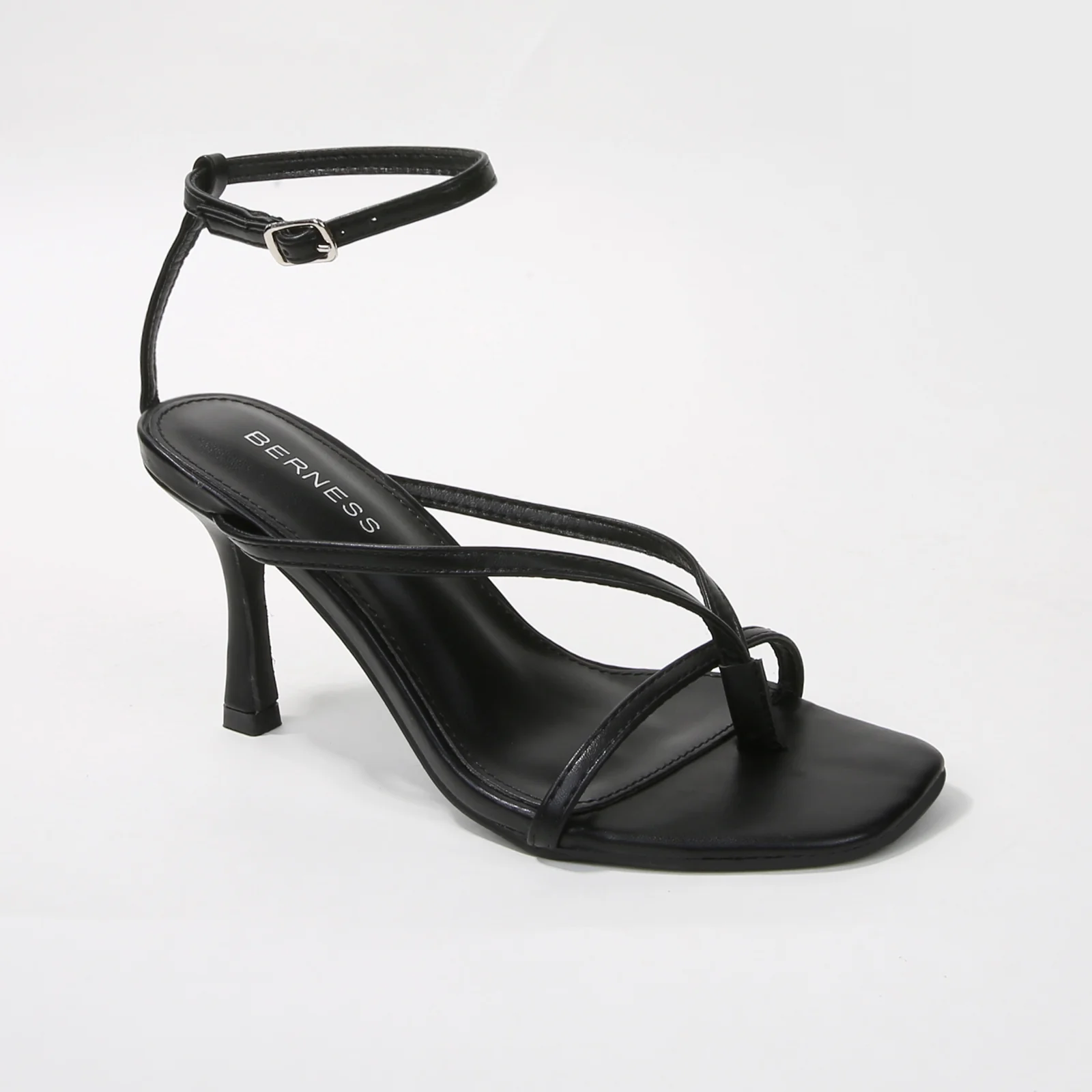 Nadine Slim Toe Post Ankle Strap Heels - Image 11
