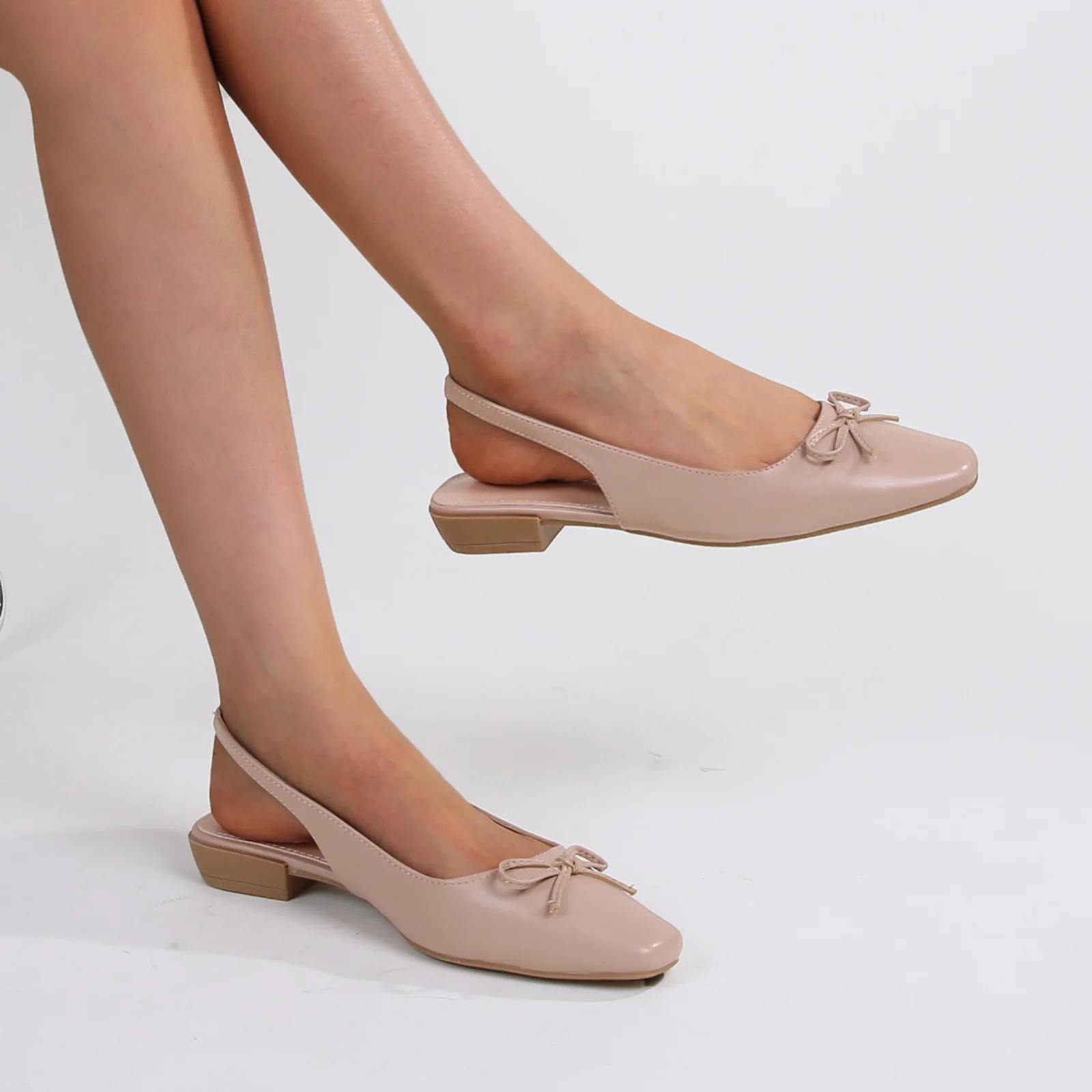 Natasha Dainty Bow Slingback Flats - Image 4