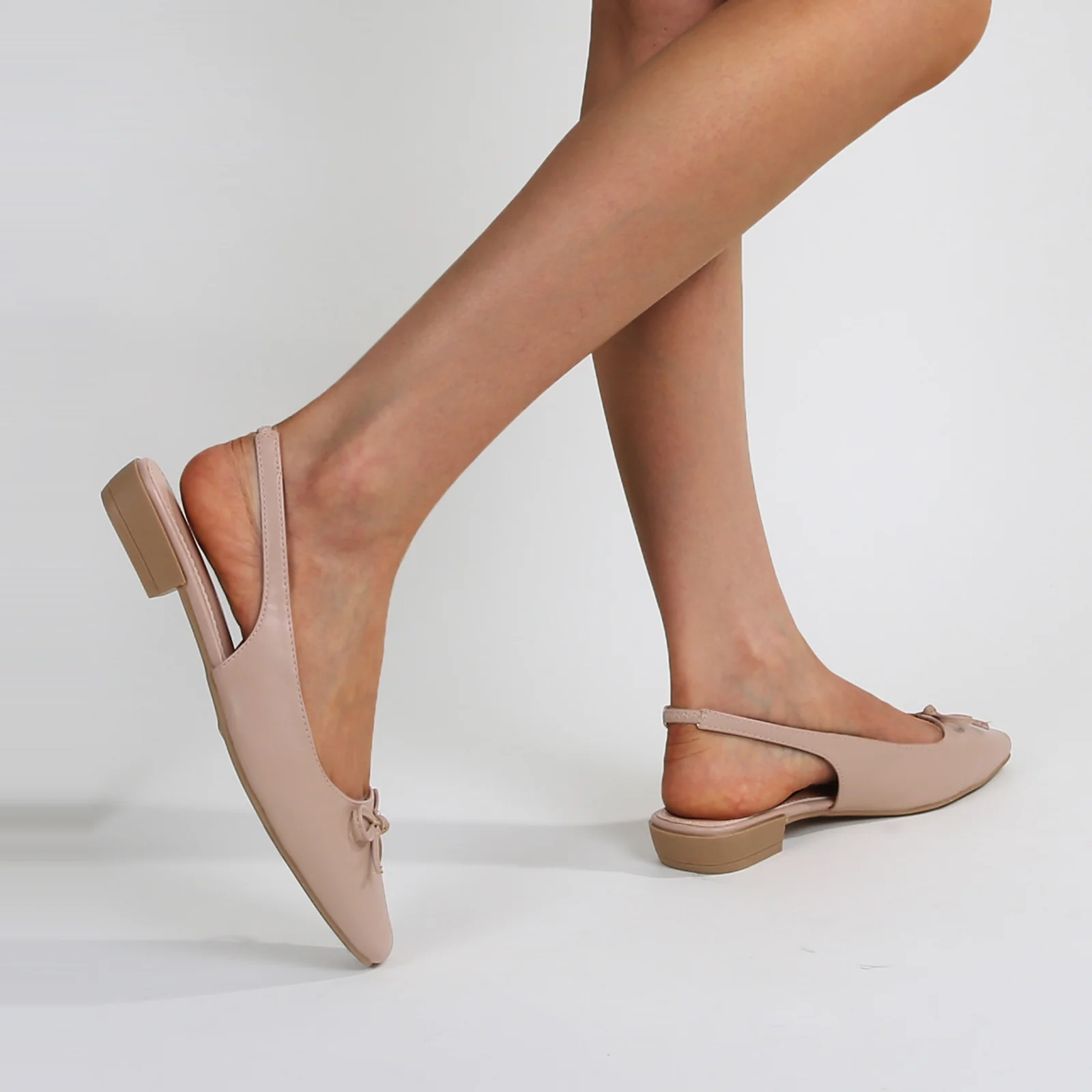 Natasha Dainty Bow Slingback Flats - Image 5