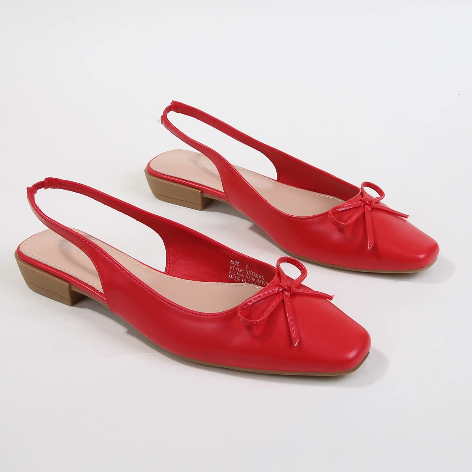 Natasha Dainty Bow Slingback Flats - Image 7
