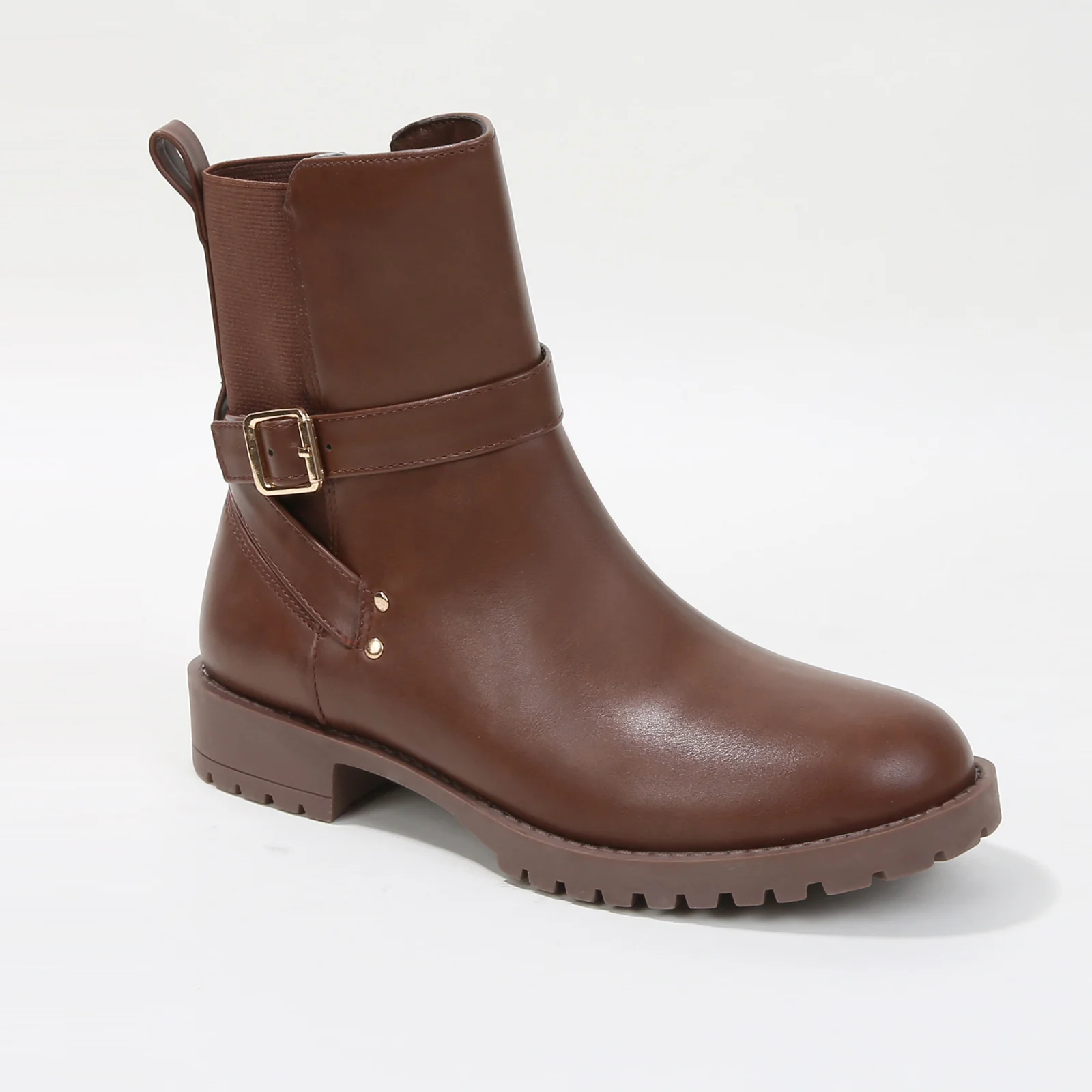 Parvin Moto Buckle Strap Ankle Boots - Image 5