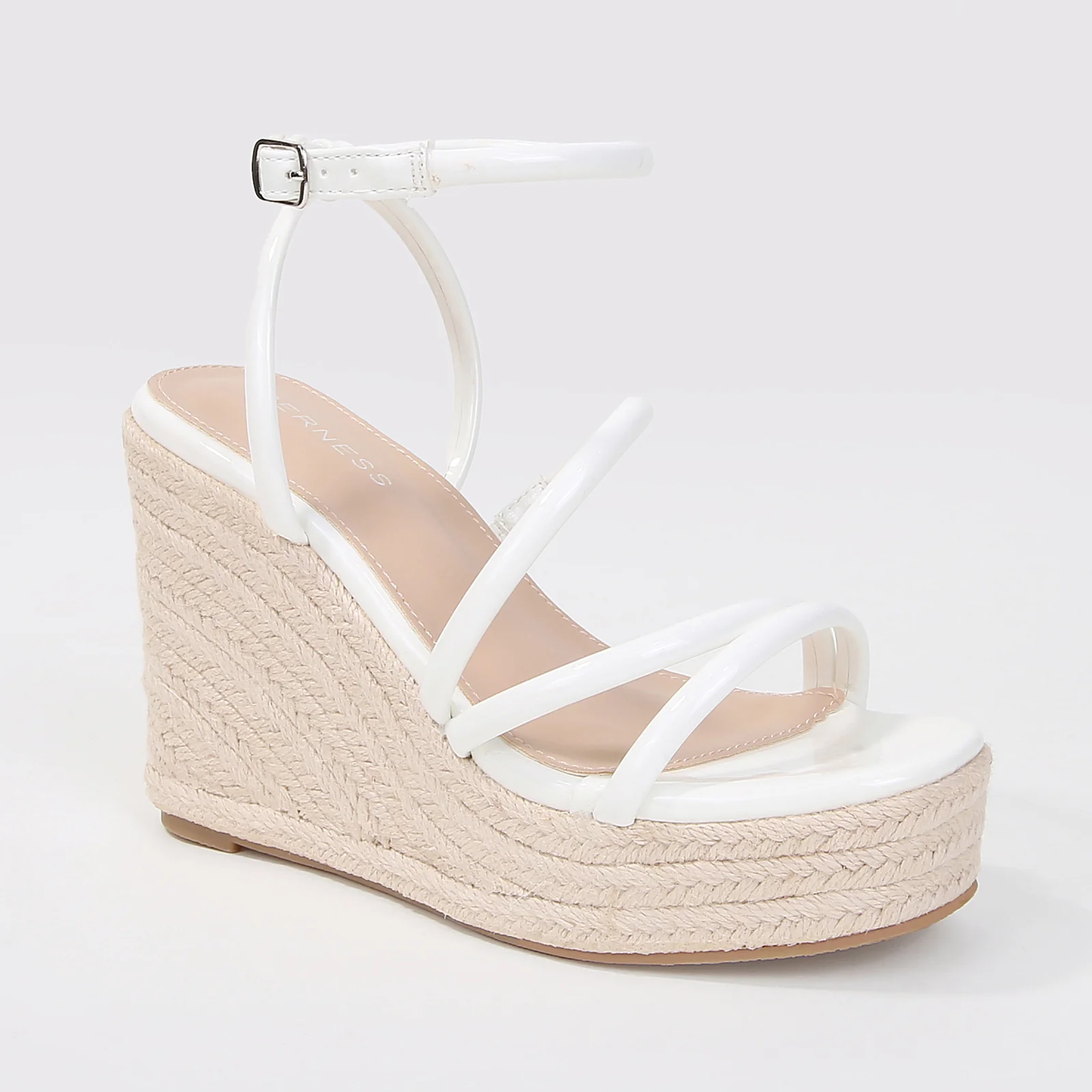 Rivka Vegan Leather Espadrille Wedge Sandals - Image 9