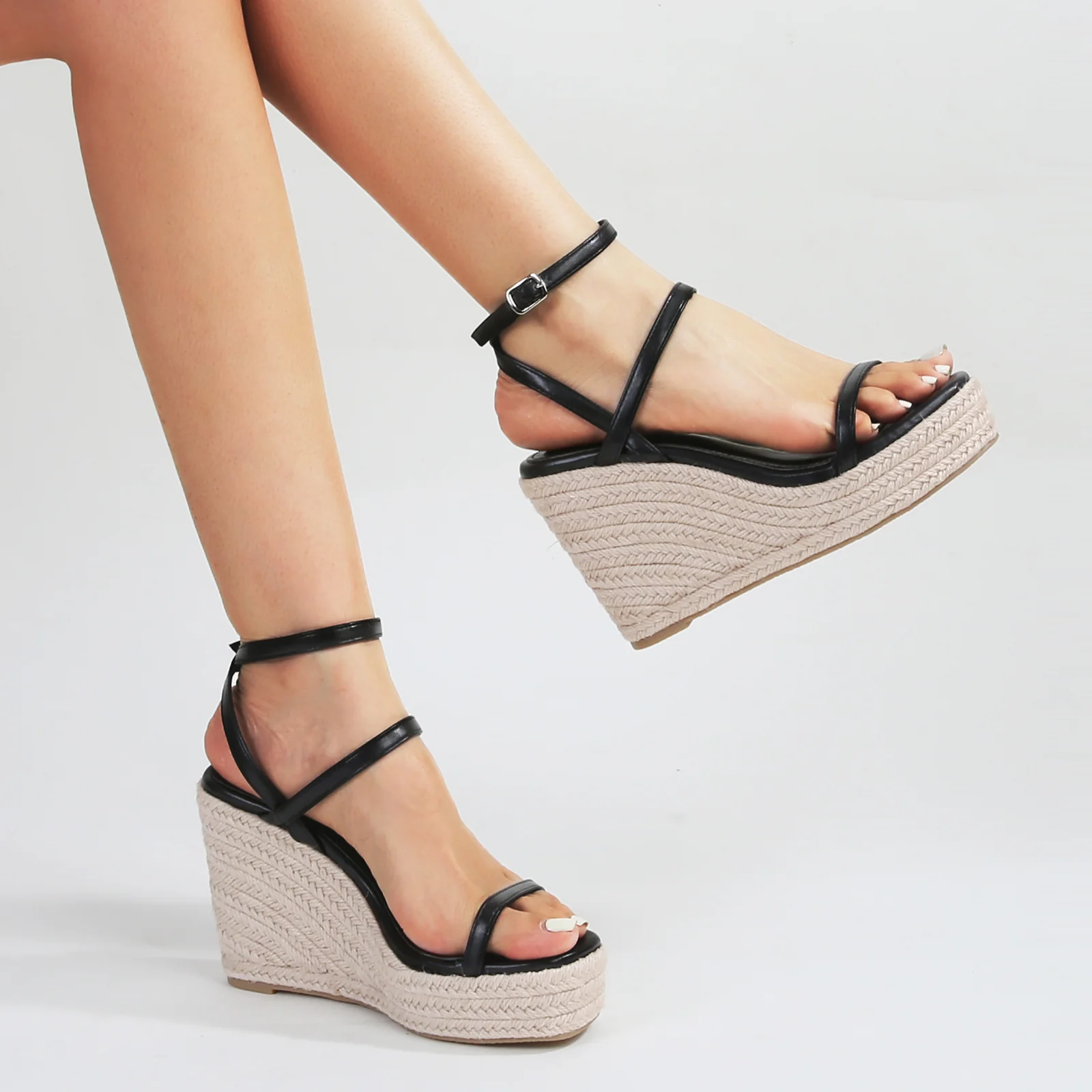 Rosie Espadrille Wedge Sandals - Image 9