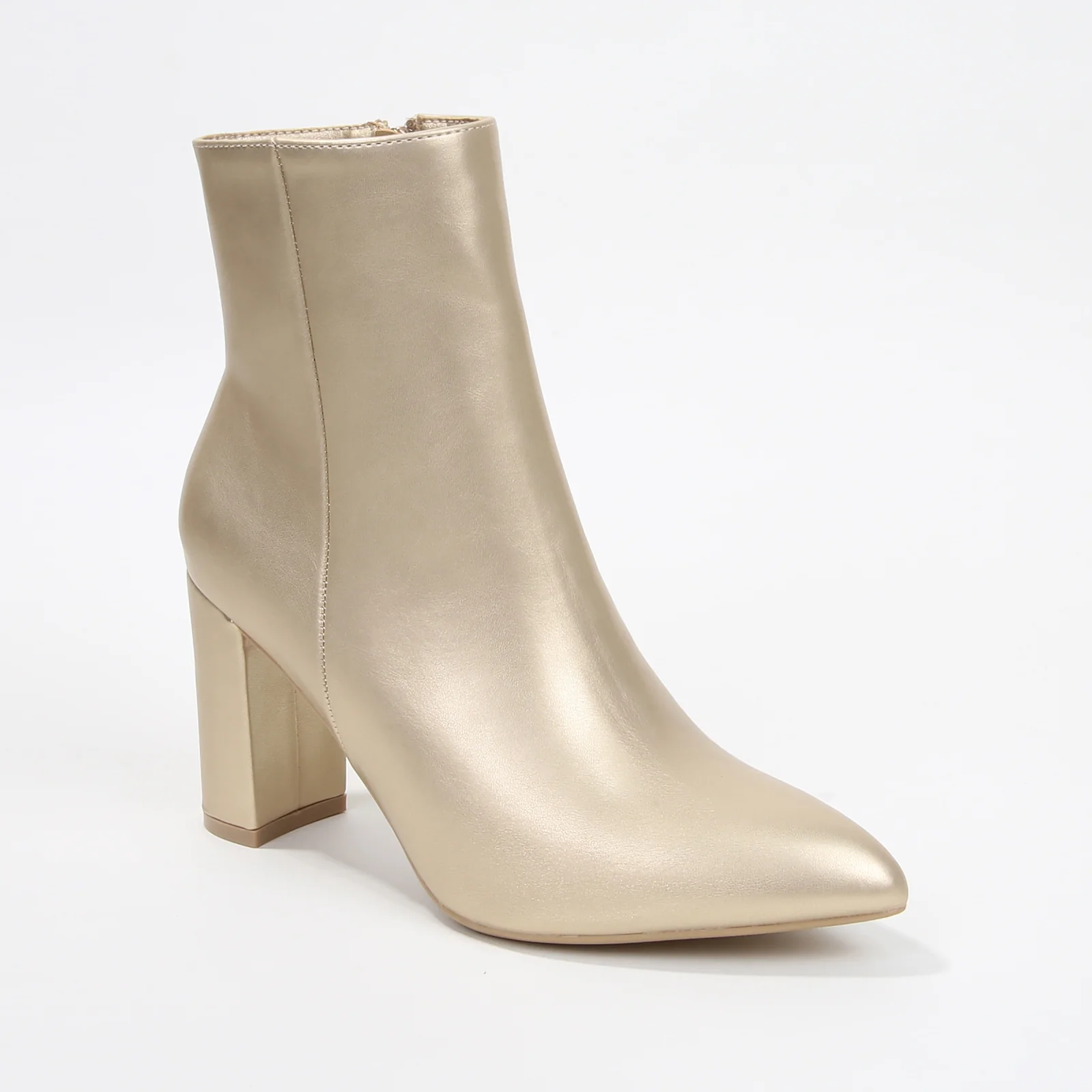 Sara Pointed Block Heel Ankle Boots - Image 16