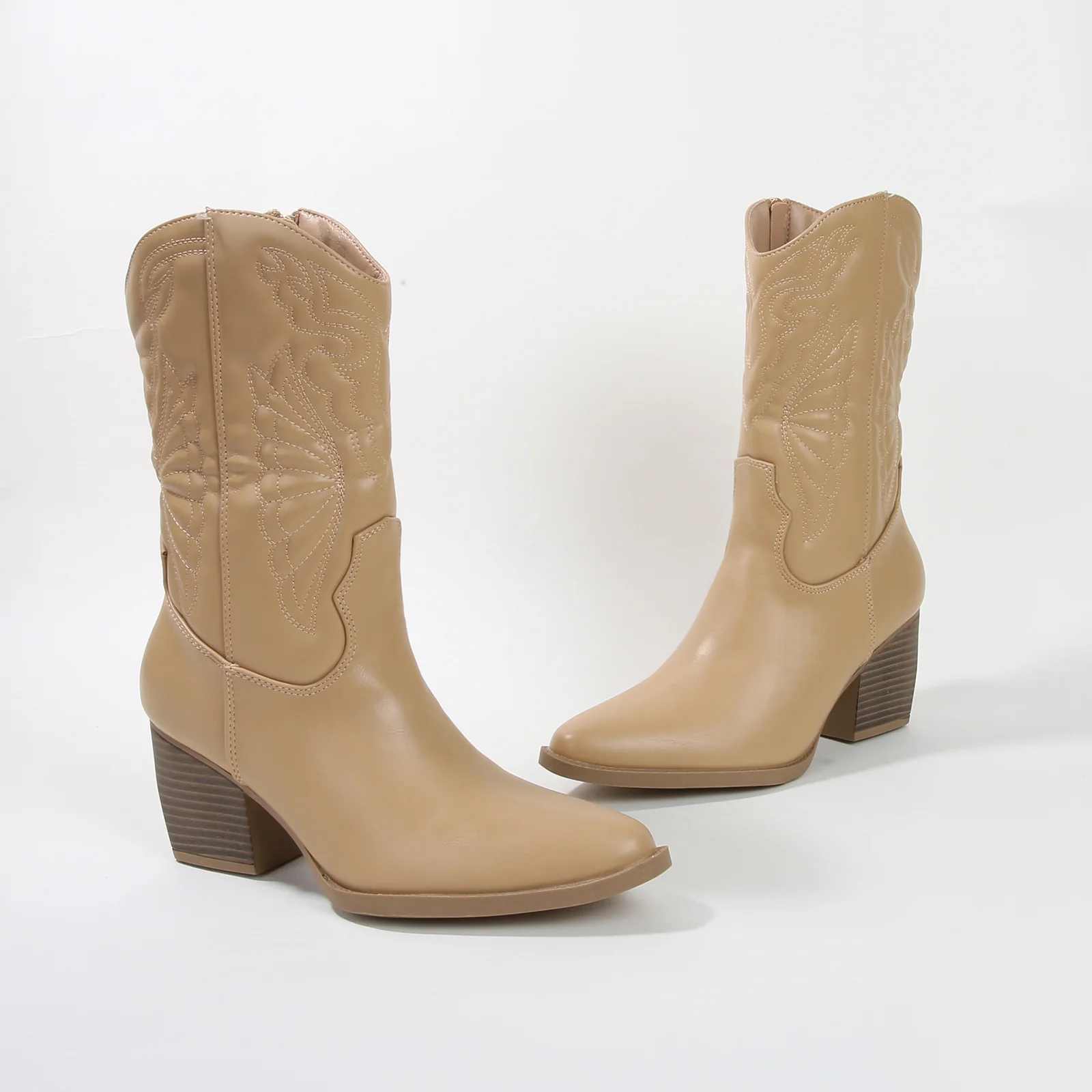 Texas Classic Embroidered Cowboy Boots - Image 15