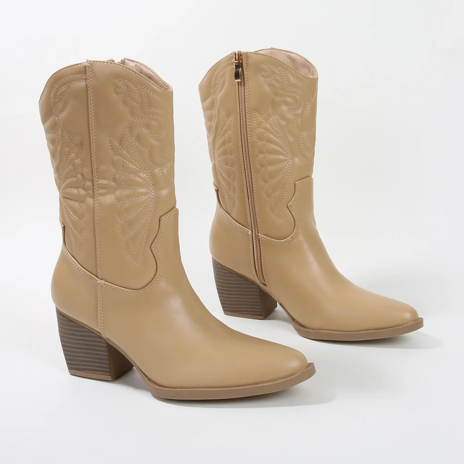 Texas Classic Embroidered Cowboy Boots - Image 16