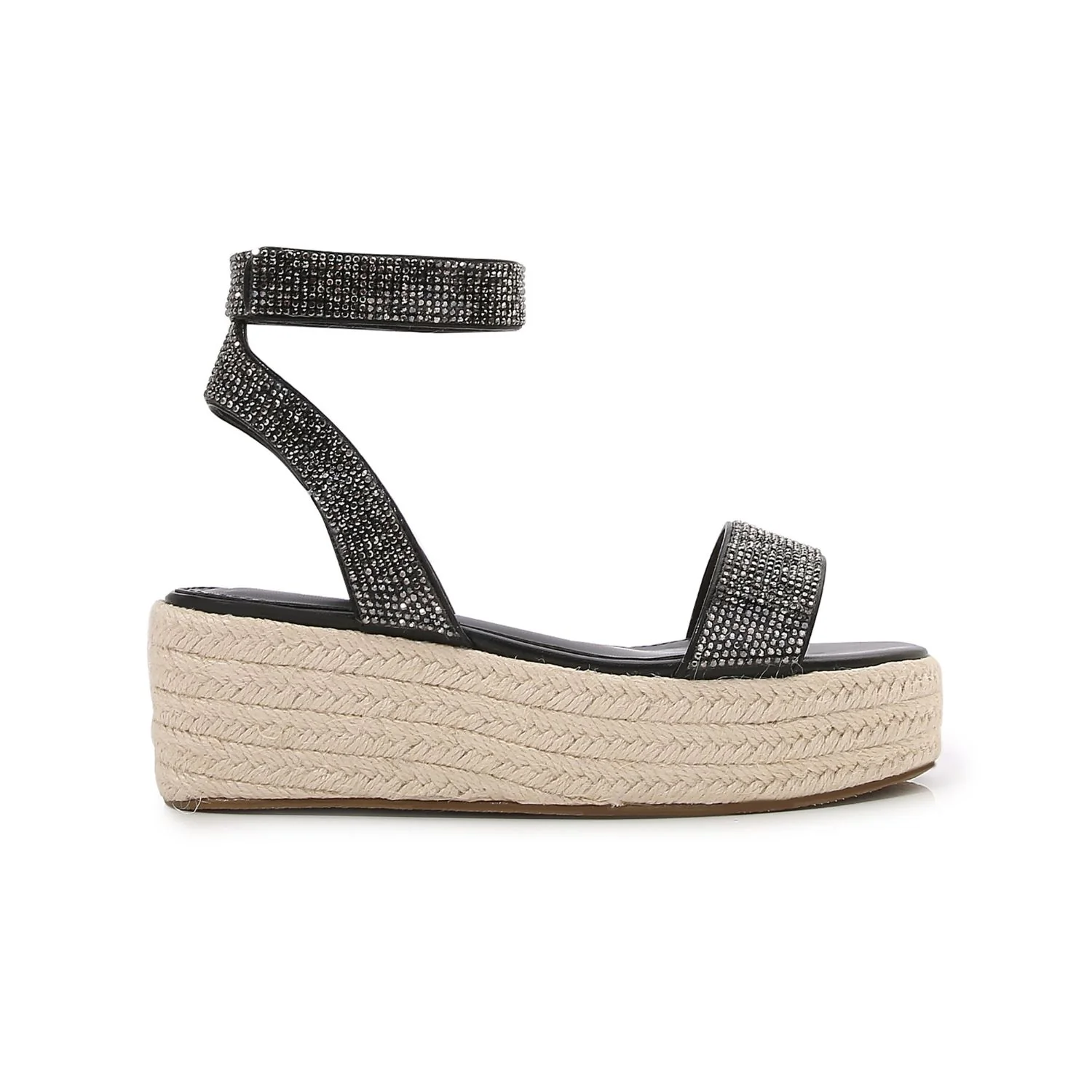 Thea Rhinestone Embellished Platform Espadrille Sandals - Image 10