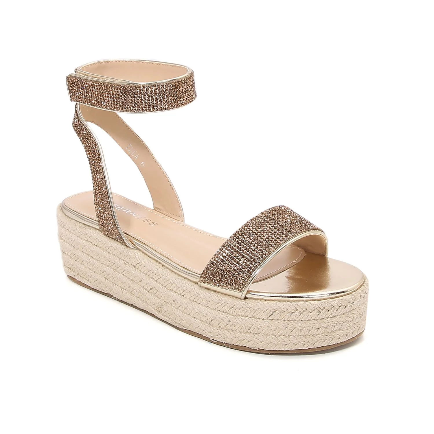 Thea Rhinestone Embellished Platform Espadrille Sandals - Image 13