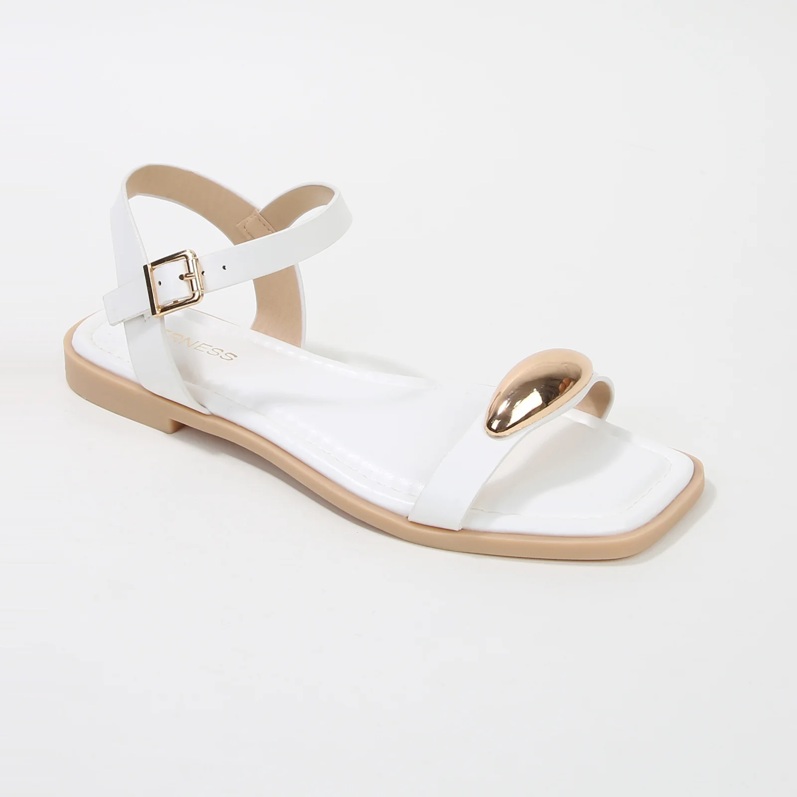 Tristan Sculped Accent Strappy Flat Sandals - Image 13