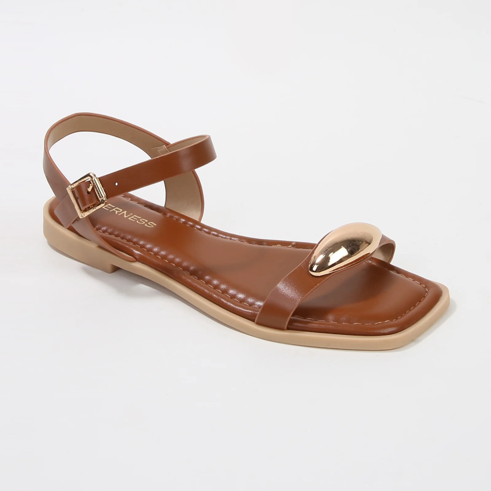 Tristan Sculped Accent Strappy Flat Sandals - Image 17