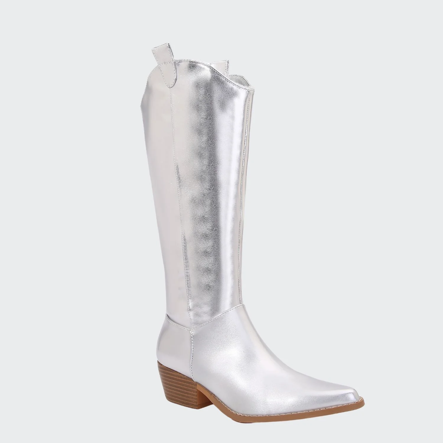 Vanessa Minimalist Mid-Calf Western Boots - Image 13