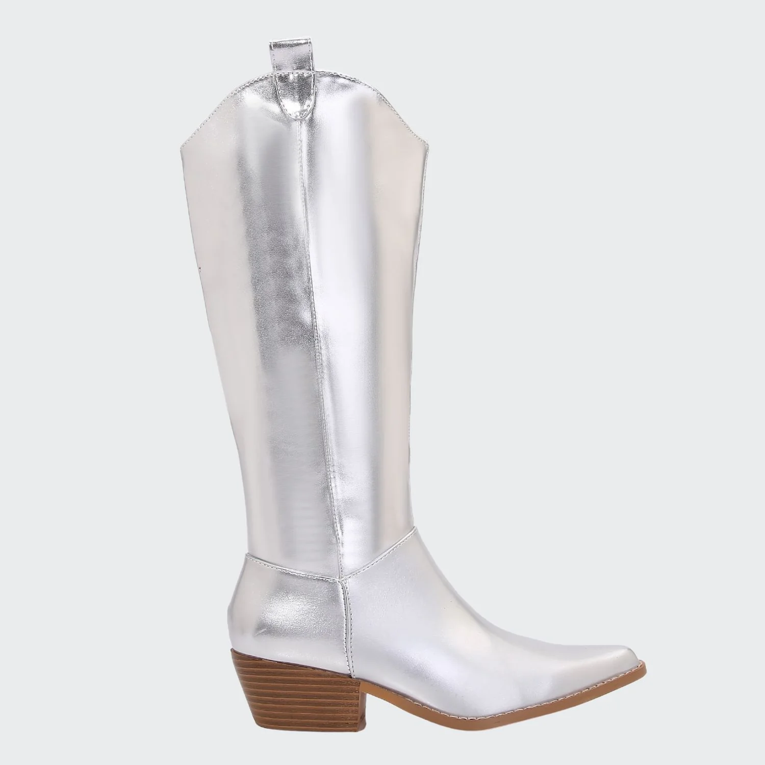 Vanessa Minimalist Mid-Calf Western Boots - Image 14