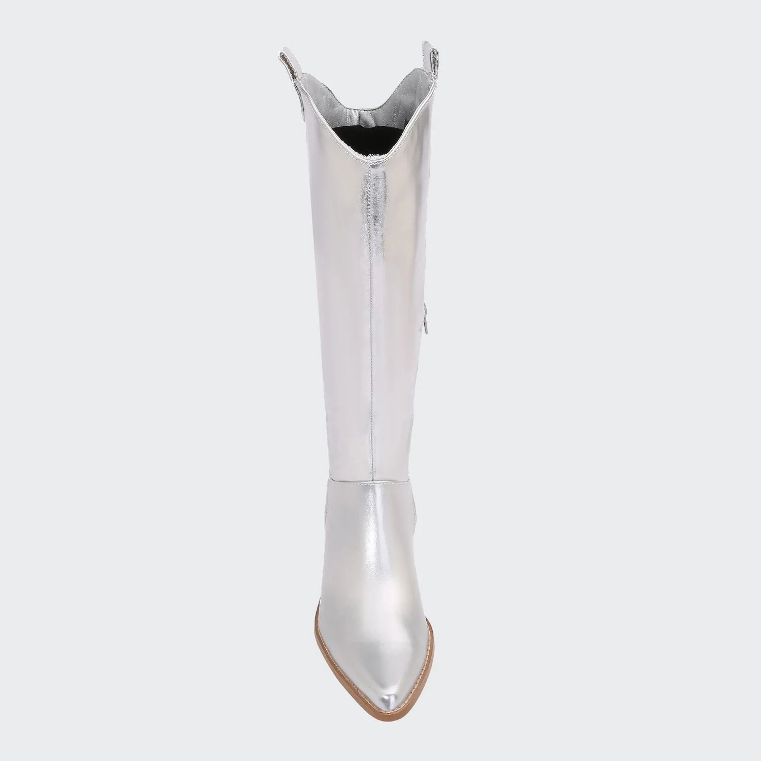 Vanessa Minimalist Mid-Calf Western Boots - Image 15