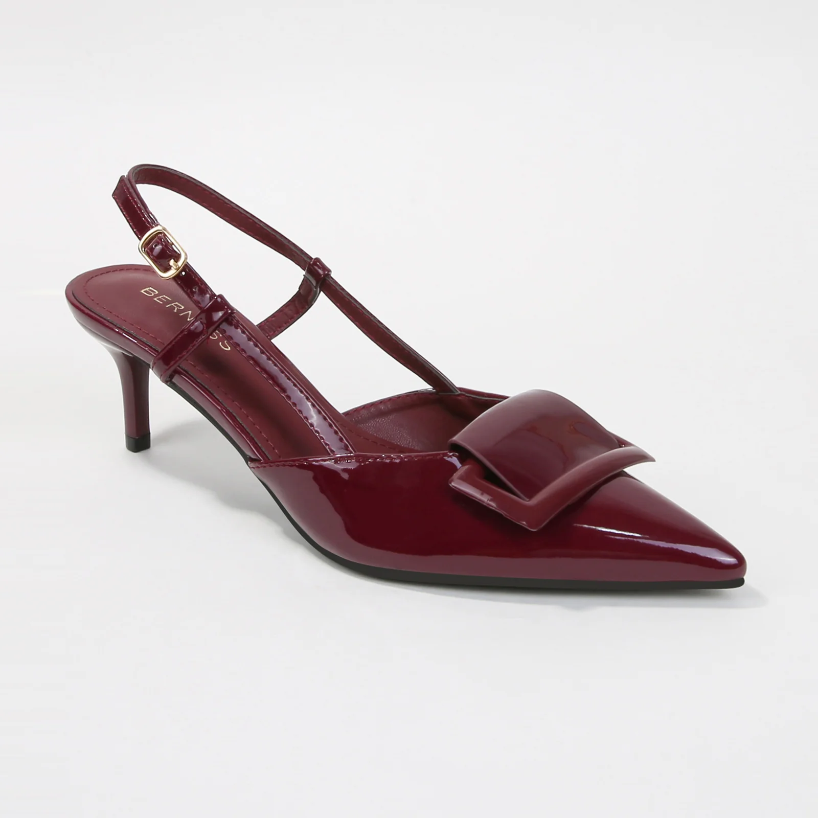 Vava Patent Buckle Slingback Heels - Image 9